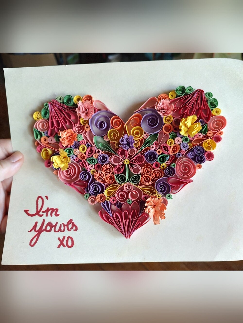 Handmade Paper Heart